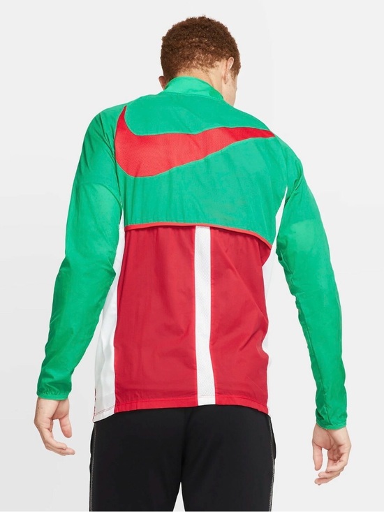 Nike Other - Nike Green & Red Men's Windbreaker Jacket with White Trim Medium used MEDIUM